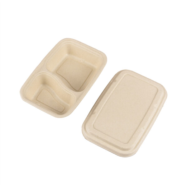 1000ml Box with 2 Compartments - Image 2