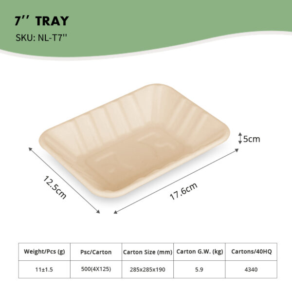 7" Tray