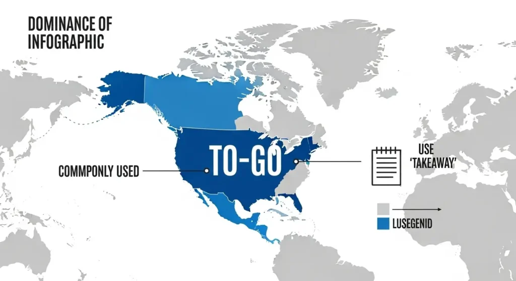 信息地图显示，美国和加拿大是 “To-Go ”一词占主导地位的主要地区，在面向消费者的传播中使用 "To-Go "一词是正确的。.