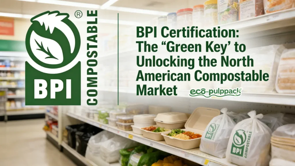 BPI certification as a market access standard for compostable food packaging in North America
